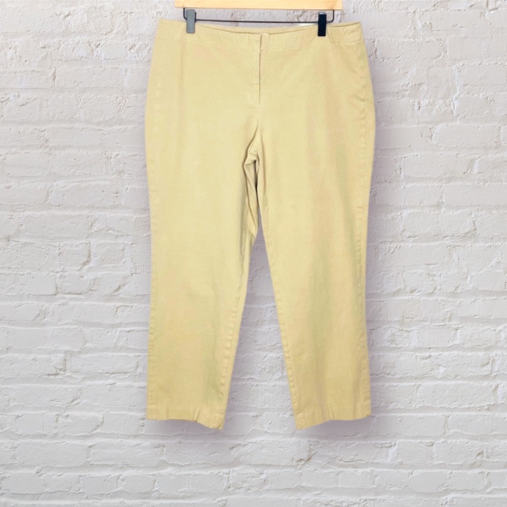 J JILL Slimming Cashew Ankle Dress Pants Size 12